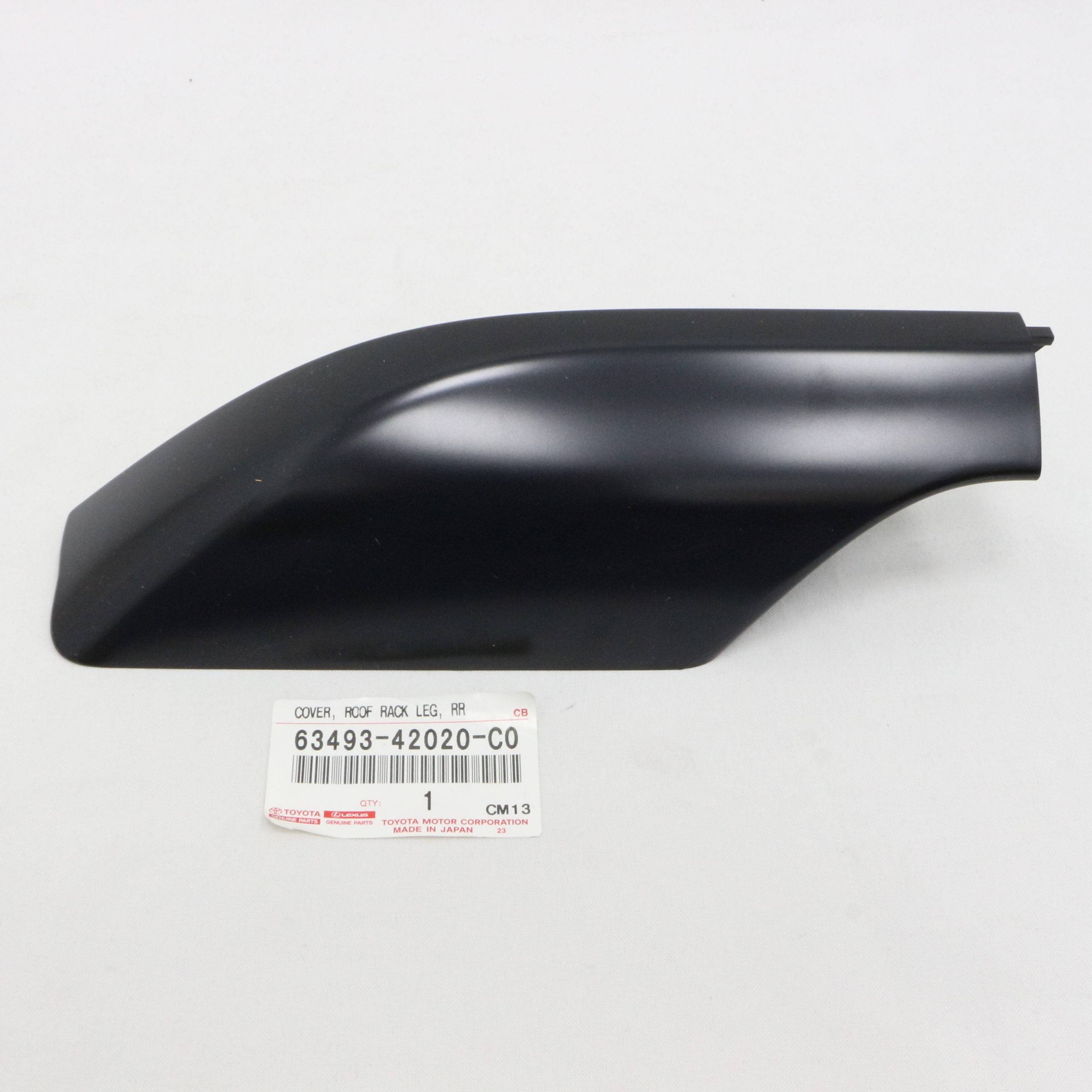 Toyota RAV4 2006-2012 Roof Rack Rail Cover Leg Rear Right RH Passenger  Black 63493-42020-C0 - PartsRev